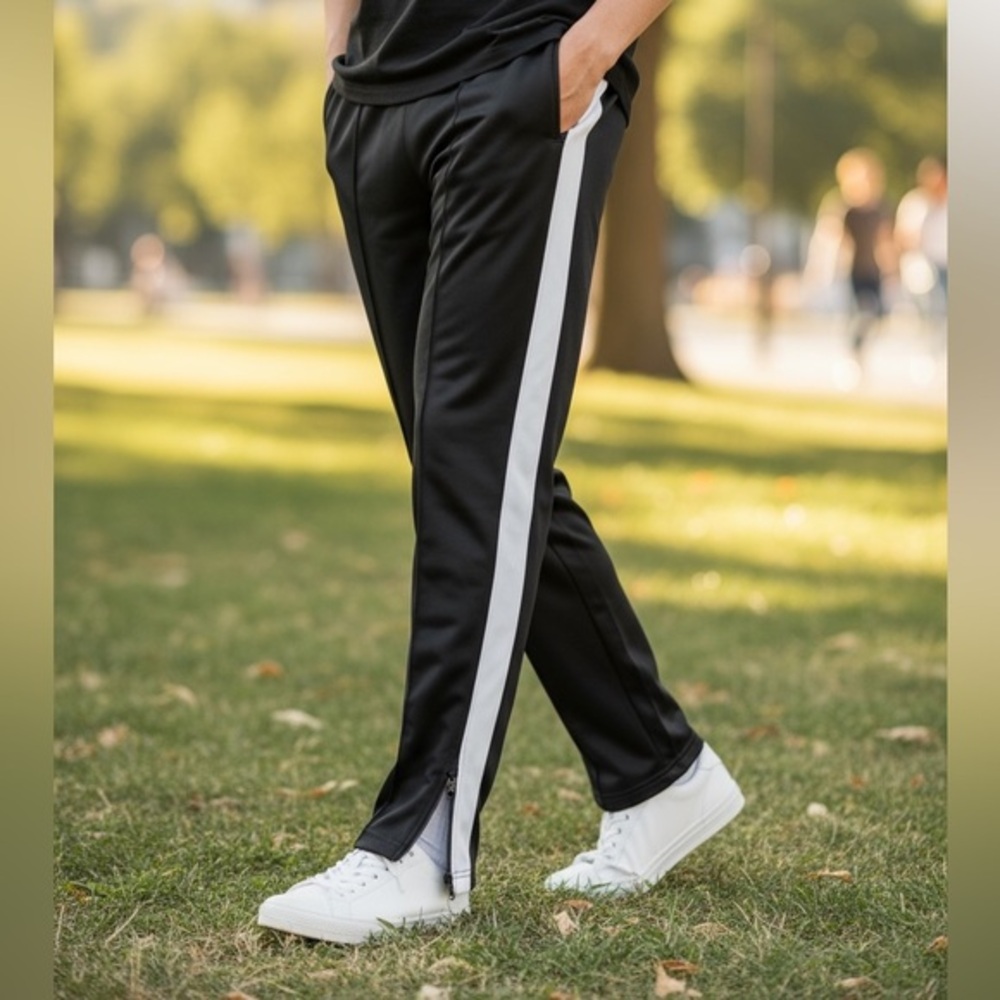 NIKE DRAWSTRING ZIP ANKLE VENT‎ PANTS MENS SIZE LARGE